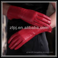 red leather glove manufacture